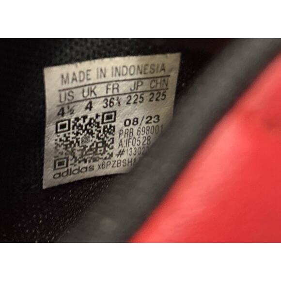 Adidas Adizero RS15 Size 4.5 Red Black Rugby Soccer Cleats Boots Ultimate SG - Picture 7 of 7